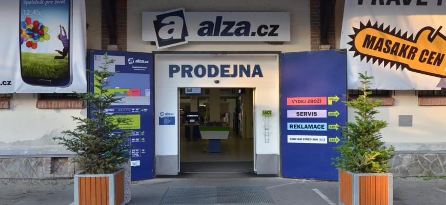 Alza.cz - pobočka v Holešovické tržnici na Praze 7